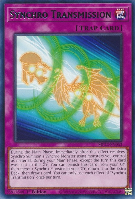 Image for Synchro Transmission (MP22-EN053) (2022 Tin of the Pharaoh's Gods) - YuGiOh