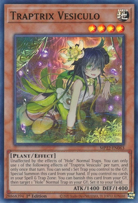 Image for Traptrix Vesiculo (MP22-EN063) (2022 Tin of the Pharaoh's Gods) - YuGiOh