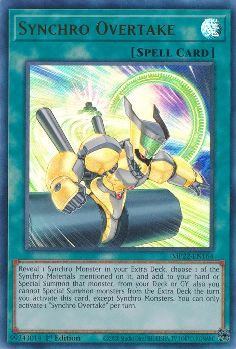 Image for Synchro Overtake (MP22-EN164) (2022 Tin of the Pharaoh's Gods) - YuGiOh