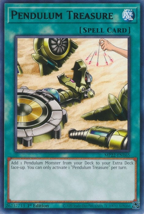 Image for Pendulum Treasure (MP22-EN165) (2022 Tin of the Pharaoh's Gods) - YuGiOh