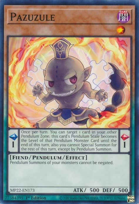 Image for Pazuzule (MP22-EN173) (2022 Tin of the Pharaoh's Gods) - YuGiOh