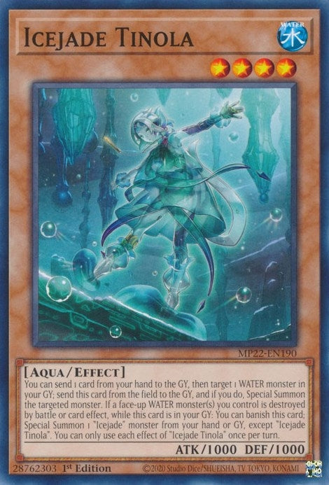 Image for Icejade Tinola (MP22-EN190) (2022 Tin of the Pharaoh's Gods) - YuGiOh