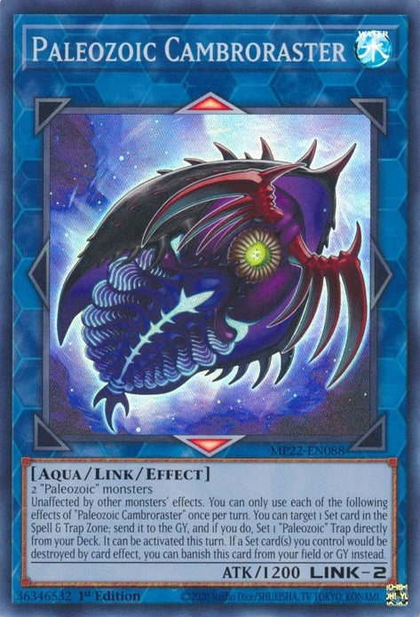Image for Paleozoic Cambroraster (MP22-EN088) (2022 Tin of the Pharaoh's Gods) - YuGiOh
