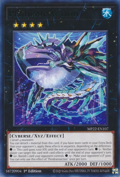 Image for Pendransaction (MP22-EN107) (2022 Tin of the Pharaoh's Gods) - YuGiOh