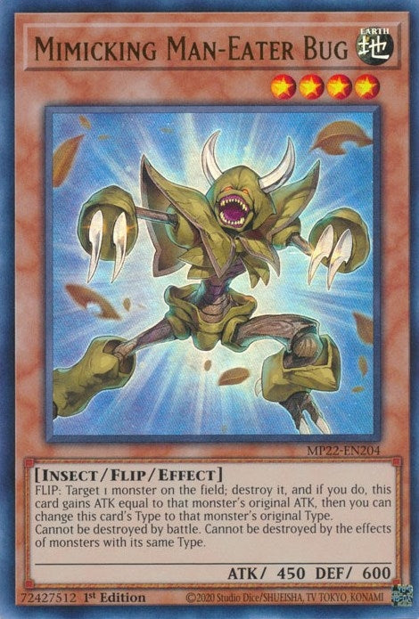 Image for Mimicking Man-Eater Bug (MP22-EN204) (2022 Tin of the Pharaoh's Gods) - YuGiOh