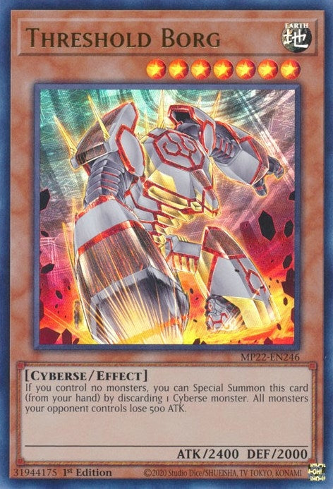 Image for Threshold Borg (MP22-EN246) (2022 Tin of the Pharaoh's Gods) - YuGiOh