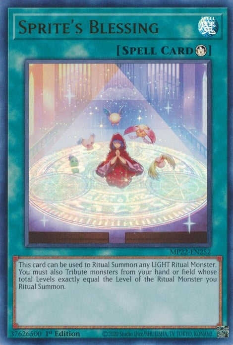Image for Sprite's Blessing (MP22-EN252) (2022 Tin of the Pharaoh's Gods) - YuGiOh
