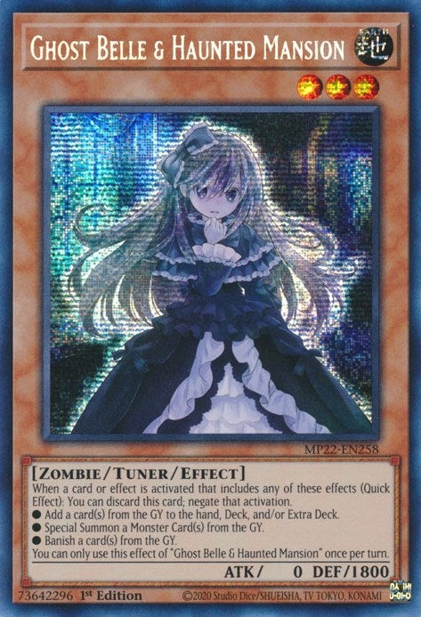 Image for Ghost Belle & Haunted Mansion (MP22-EN258) (2022 Tin of the Pharaoh's Gods) - YuGiOh