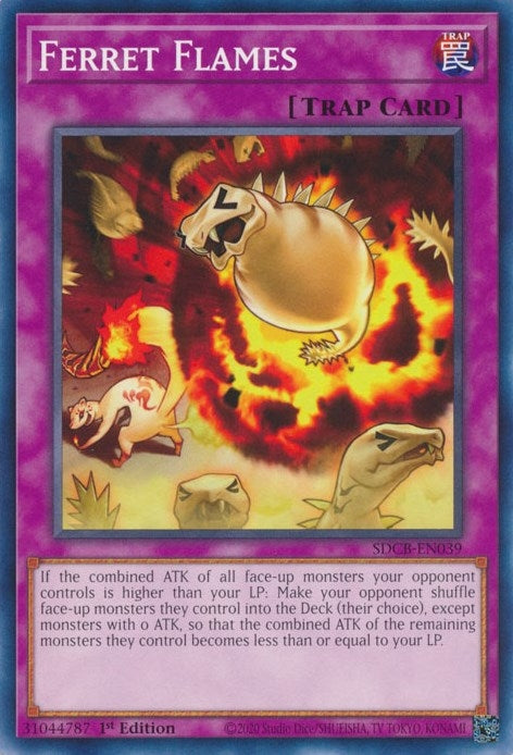 Image for Ferret Flames (SDCB-EN039) (Structure Deck: Legend of the Crystal Beasts) - YuGiOh