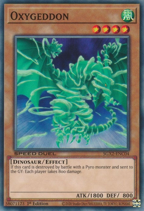 Image for Oxygeddon (SGX2-ENC04) (Speed Duel GX: Midterm Paradox) - YuGiOh