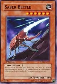 Image for Saber Beetle (5DS2-EN012) (5D's Starter Deck 2009) - YuGiOh