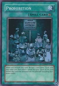 Image for Prohibition (CP08-EN002) (Champion Pack 8) - YuGiOh