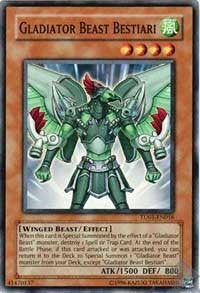 Image for Gladiator Beast Bestiari (TU01-EN016) (Turbo Pack Booster One Pack) - YuGiOh