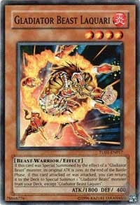 Image for Gladiator Beast Laquari (TU01-EN017) (Turbo Pack Booster One Pack) - YuGiOh