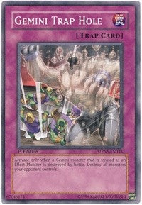 Image for Gemini Trap Hole (SDWS-EN038) (Structure Deck: Warriors' Strike) - YuGiOh