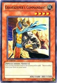 Image for Gravekeeper's Commandant (SDMA-EN017) (Structure Deck: Marik) - YuGiOh