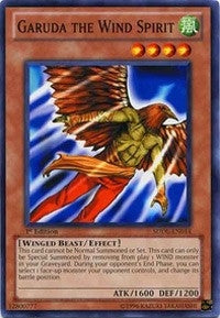 Image for Garuda the Wind Spirit (SDDL-EN014) (Structure Deck: Dragunity Legion) - YuGiOh