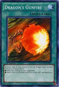 Image for Dragon's Gunfire (SDDL-EN025) (Structure Deck: Dragunity Legion) - YuGiOh