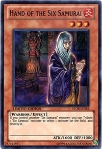 Image for Hand of the Six Samurai (STOR-ENSE2) (Storm of Ragnarok) - YuGiOh