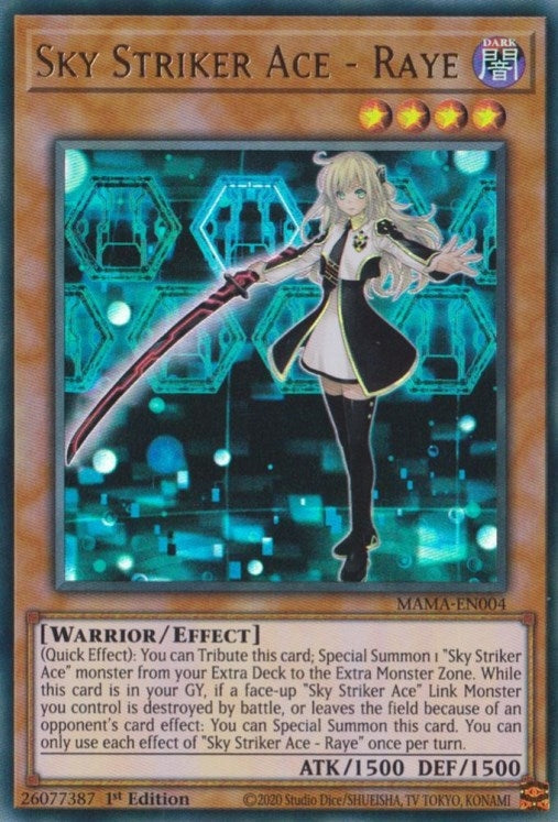 Image for Sky Striker Ace - Raye (MAMA-EN004) (Magnificent Mavens) - YuGiOh