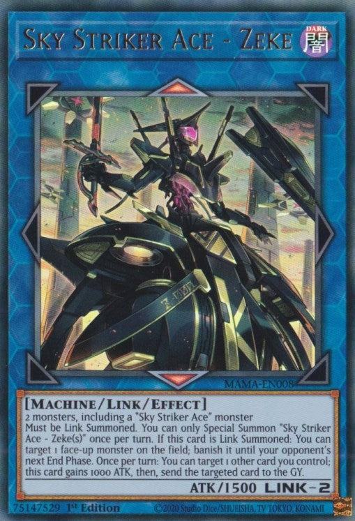 Image for Sky Striker Ace - Zeke (MAMA-EN008) (Magnificent Mavens) - YuGiOh