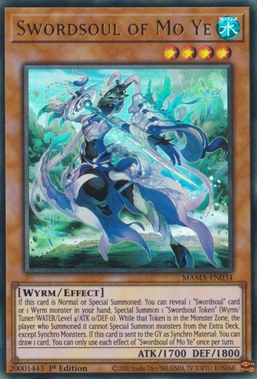 Image for Swordsoul of Mo Ye (MAMA-EN034) (Magnificent Mavens) - YuGiOh