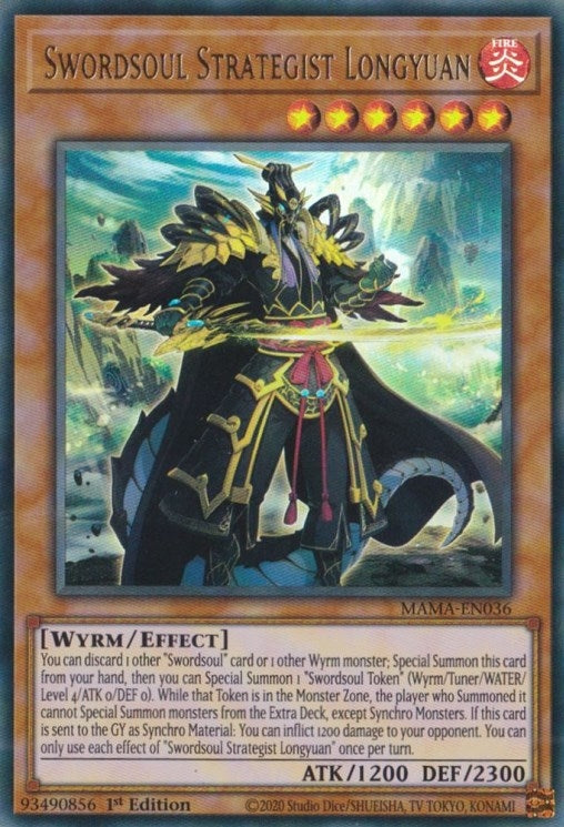 Image for Swordsoul Strategist Longyuan (MAMA-EN036) (Magnificent Mavens) - YuGiOh