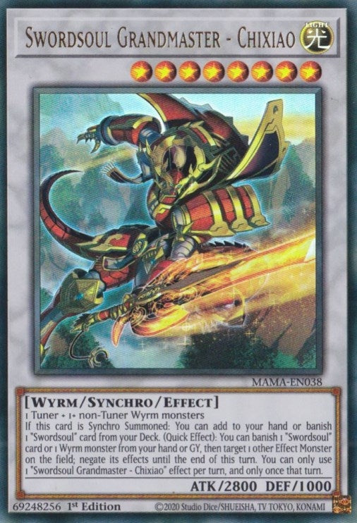 Image for Swordsoul Grandmaster - Chixiao (MAMA-EN038) (Magnificent Mavens) - YuGiOh