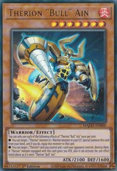 Image for Therion "Bull" Ain (MAMA-EN060) (Magnificent Mavens) - YuGiOh