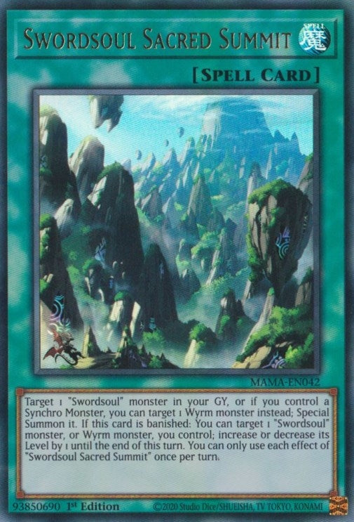 Image for Swordsoul Sacred Summit (MAMA-EN042) (Magnificent Mavens) - YuGiOh