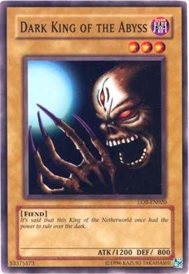 Image for Dark King of the Abyss (LOB-EN020) (Legend of Blue Eyes White Dragon (Worldwide English)) - YuGiOh