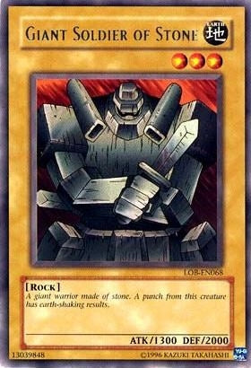Image for Giant Soldier of Stone (LOB-EN068) (Legend of Blue Eyes White Dragon (Worldwide English)) - YuGiOh