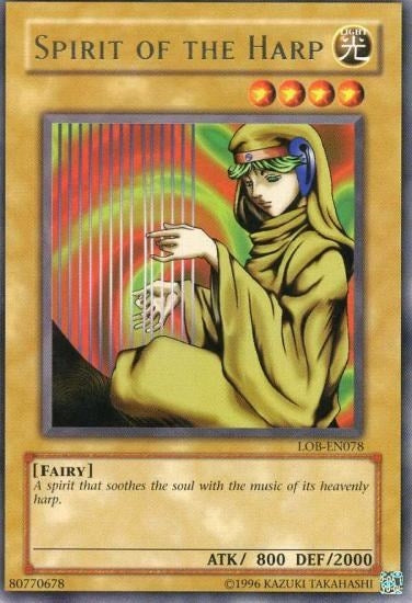 Image for Spirit of the Harp (LOB-EN078) (Legend of Blue Eyes White Dragon (Worldwide English)) - YuGiOh