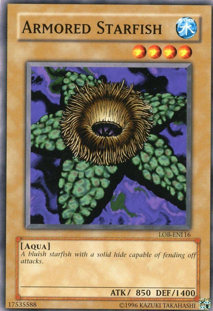 Image for Armored Starfish (LOB-EN116) (Legend of Blue Eyes White Dragon (Worldwide English)) - YuGiOh