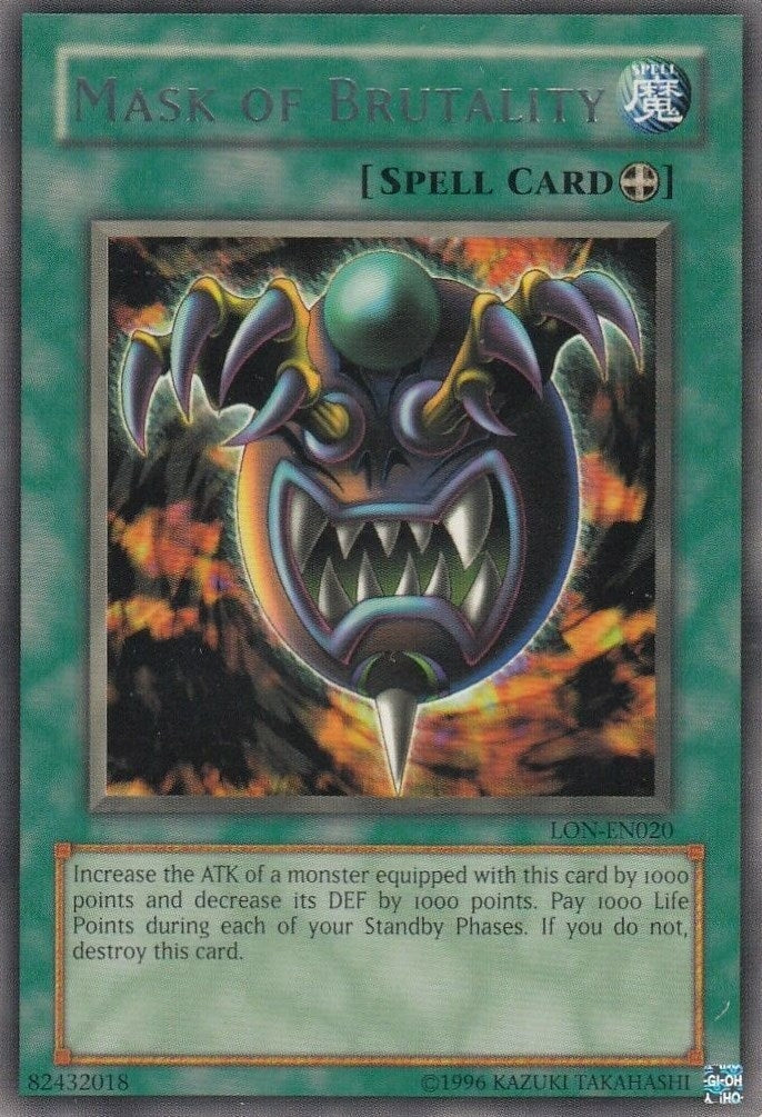 Image for Mask of Brutality (LON-EN020) (Labyrinth of Nightmare (Worldwide English)) - YuGiOh