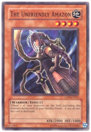 Image for The Unfriendly Amazon (LON-EN031) (Labyrinth of Nightmare (Worldwide English)) - YuGiOh