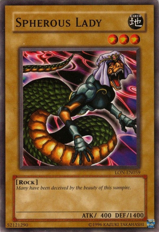Image for Spherous Lady (LON-EN059) (Labyrinth of Nightmare (Worldwide English)) - YuGiOh
