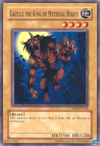 Image for Gazelle the King of Mythical Beasts (MRD-EN124) (Metal Raiders (Worldwide English)) - YuGiOh