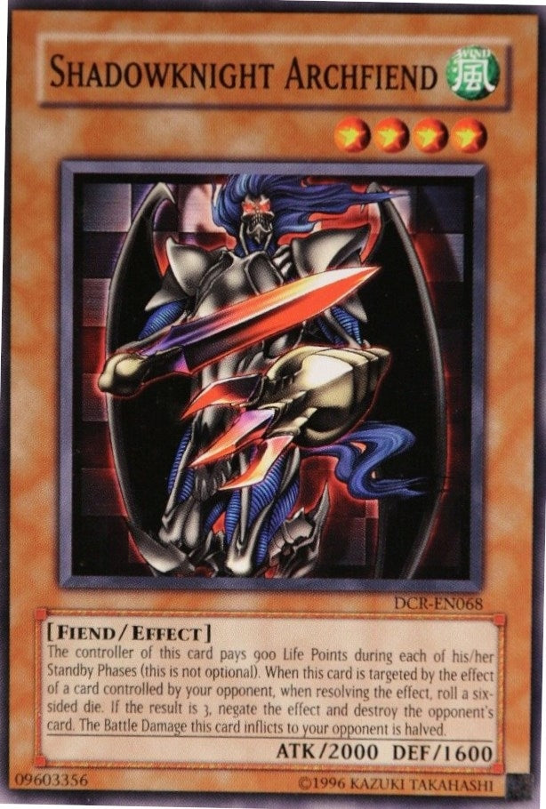 Image for Shadowknight Archfiend (DCR-EN068) (Dark Crisis (Worldwide English)) - YuGiOh