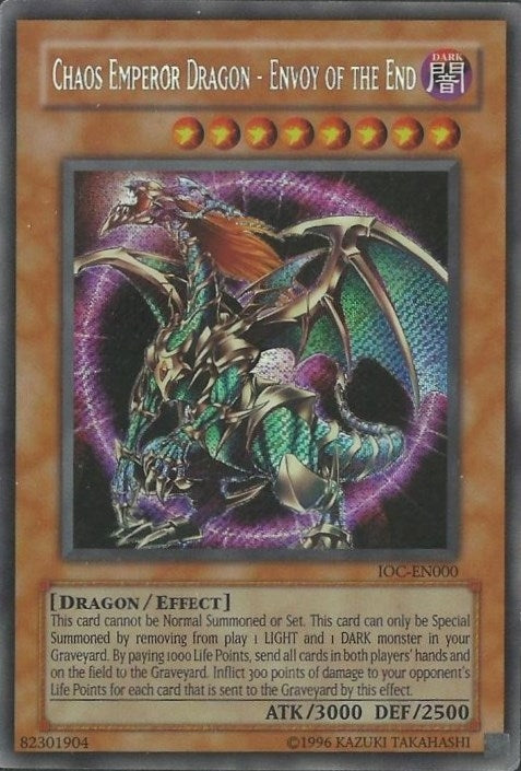 Image for Chaos Emperor Dragon - Envoy of the End (IOC-EN000) (Invasion of Chaos (Worldwide English)) - YuGiOh