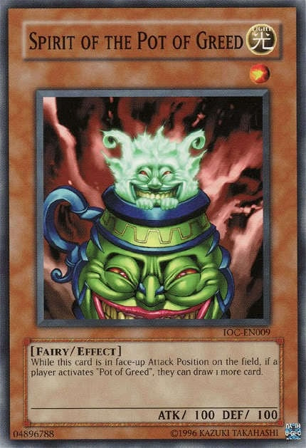 Image for Spirit of the Pot of Greed (IOC-EN009) (Invasion of Chaos (Worldwide English)) - YuGiOh