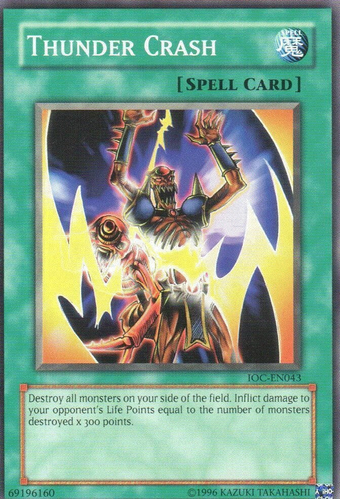Image for Thunder Crash (IOC-EN043) (Invasion of Chaos (Worldwide English)) - YuGiOh