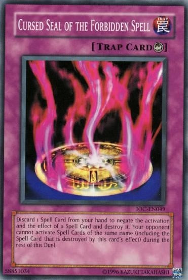 Image for Cursed Seal of the Forbidden Spell (IOC-EN049) (Invasion of Chaos (Worldwide English)) - YuGiOh