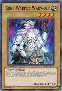 Image for Gene-Warped Warwolf (YS11-EN004) (Starter Deck: Dawn of the Xyz) - YuGiOh