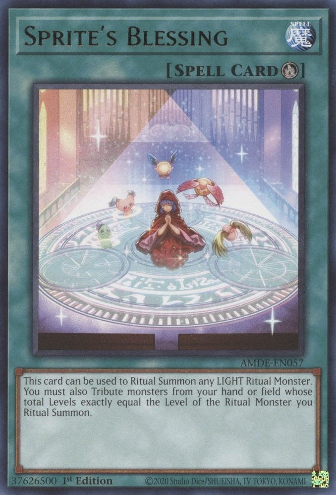 Image for Sprite's Blessing (AMDE-EN057) (Amazing Defenders) - YuGiOh
