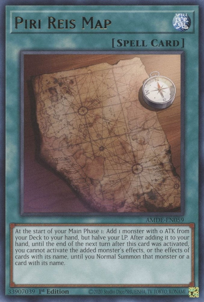 Image for Piri Reis Map (AMDE-EN059) (Amazing Defenders) - YuGiOh