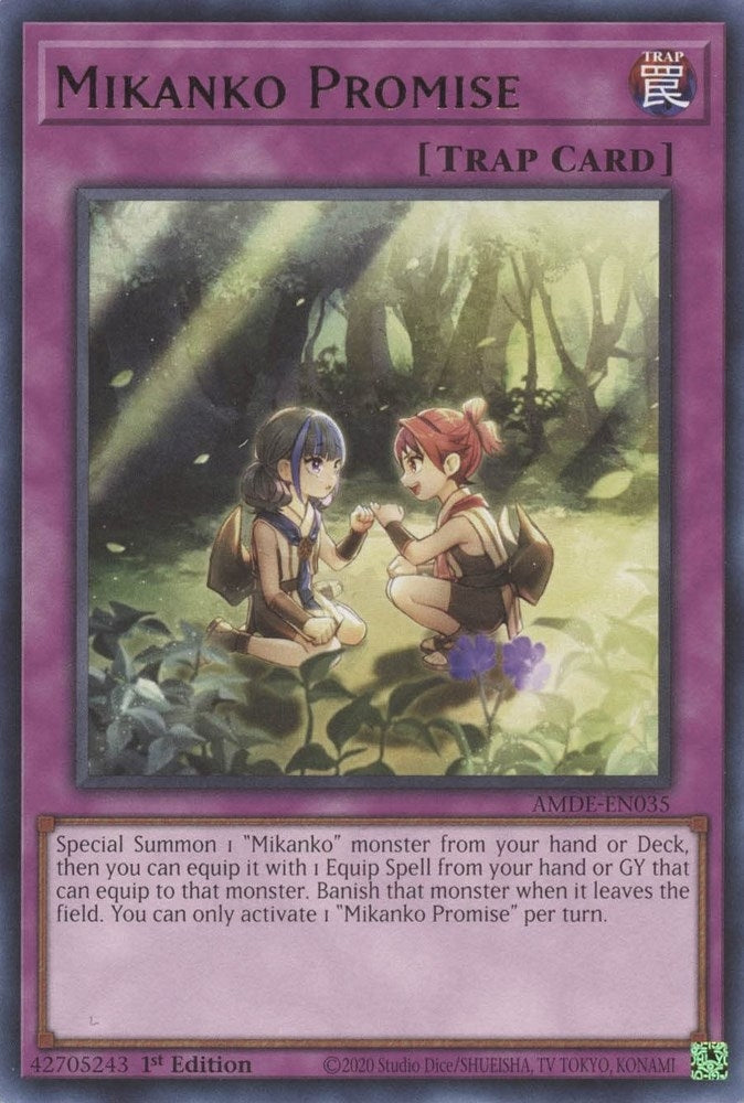 Image for Mikanko Promise (AMDE-EN035) (Amazing Defenders) - YuGiOh