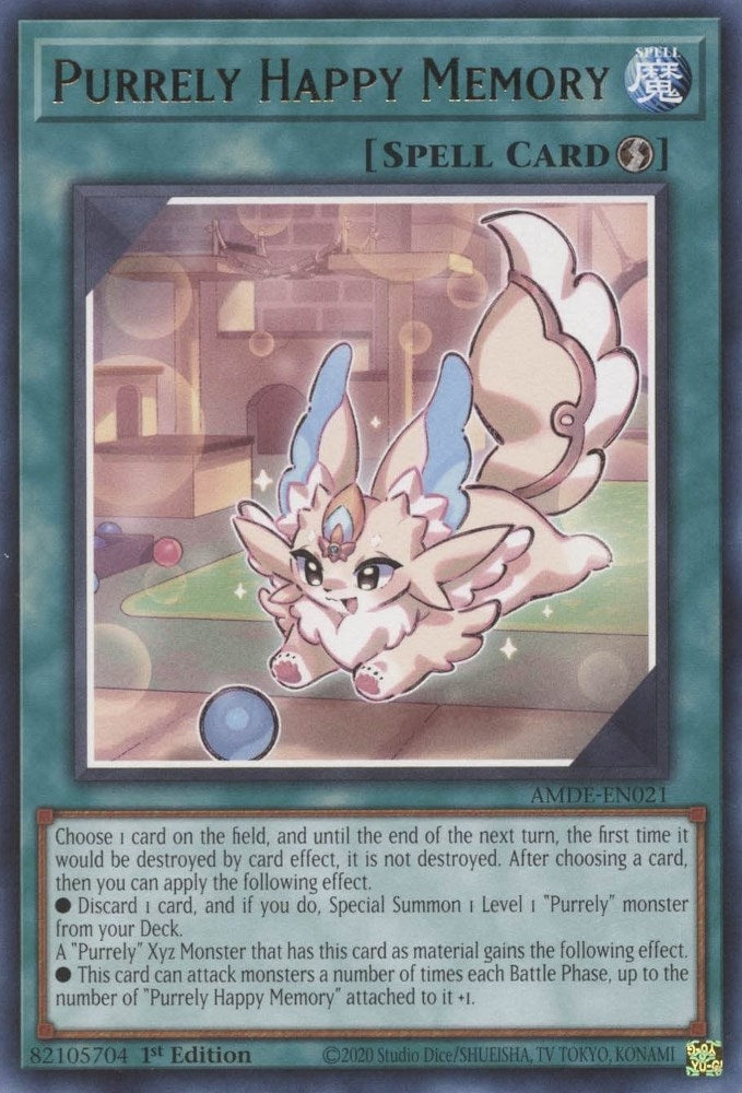 Image for Purrely Happy Memory (AMDE-EN021) (Amazing Defenders) - YuGiOh