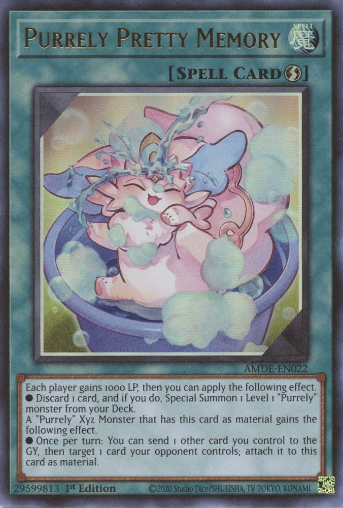 Image for Purrely Pretty Memory (AMDE-EN022) (Amazing Defenders) - YuGiOh