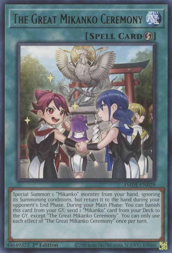 Image for The Great Mikanko Ceremony (AMDE-EN029) (Amazing Defenders) - YuGiOh